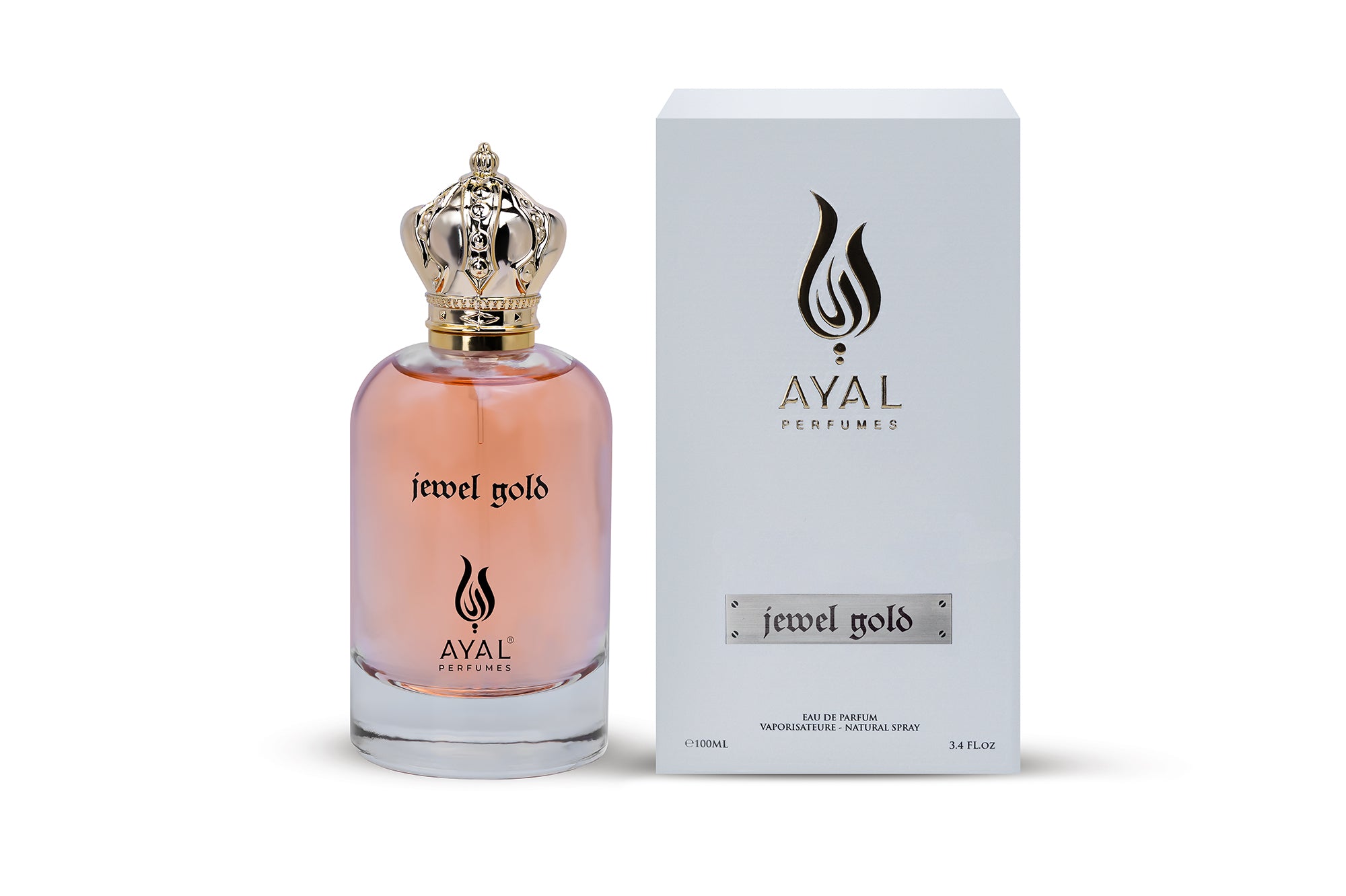 Jewel Gold 100ml women's perfume from French Oriented - Ayal Perfumes