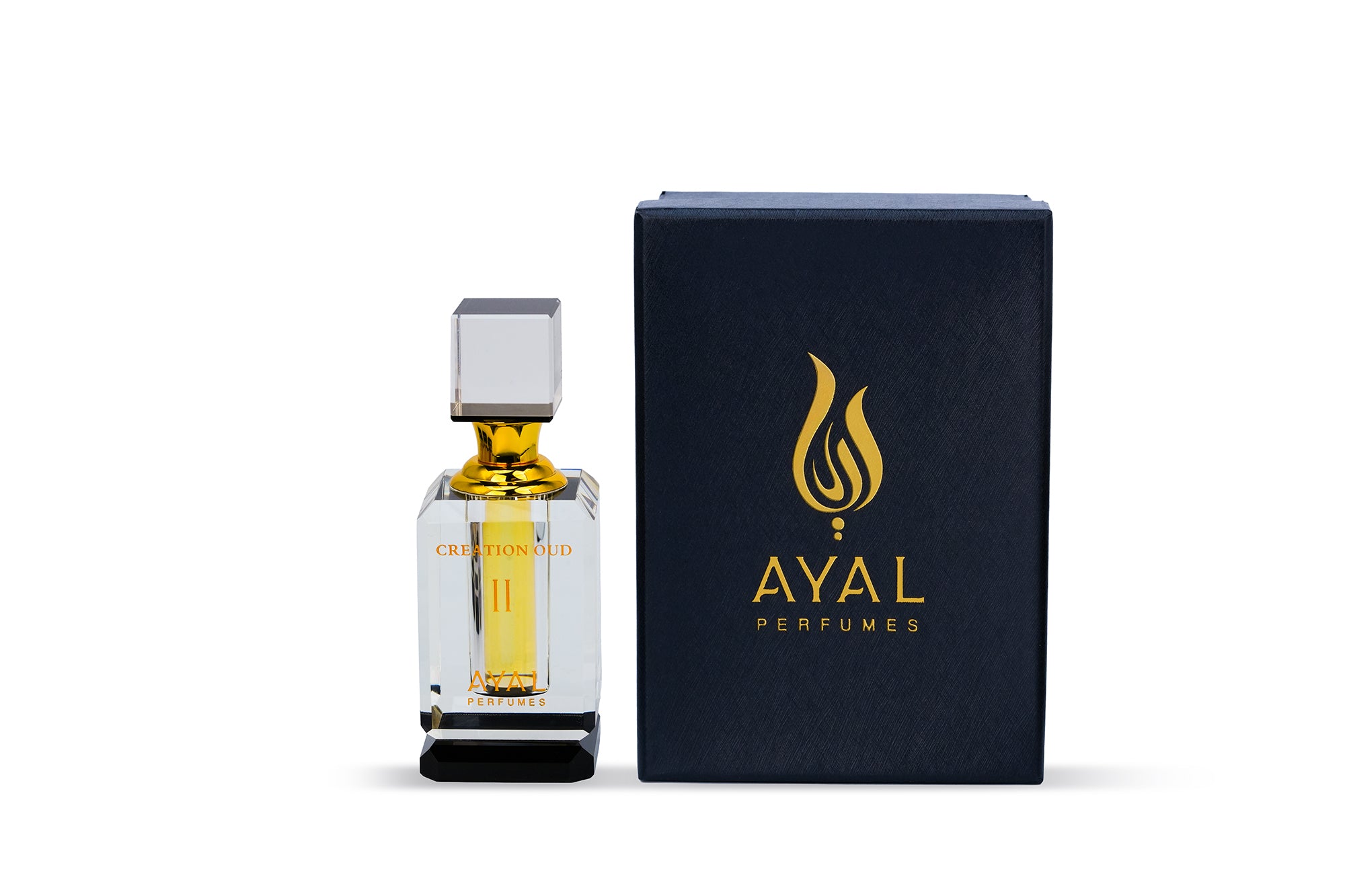 Signature II 12ml crystal bottle attar oil from Creation Oud - Ayal Perfumes
